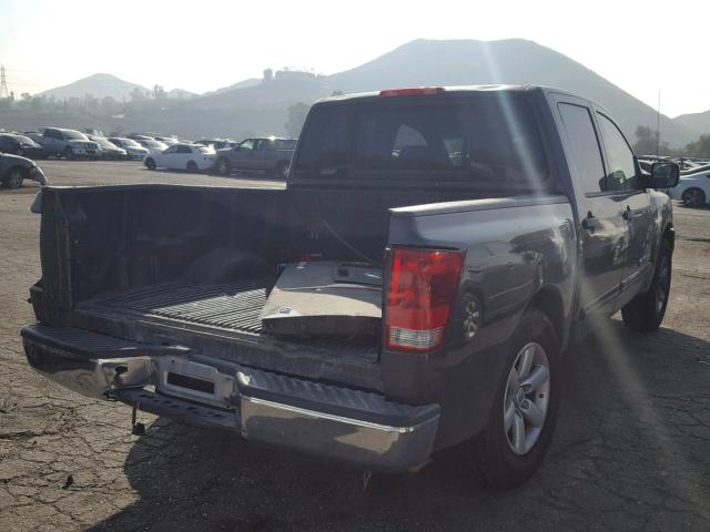 1N6AA0EK6CN311531 - 2012 NISSAN TITAN S GRAY photo 4