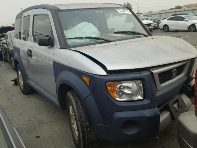 5J6YH17636L010485 - 2006 HONDA ELEMENT EX SILVER photo 1