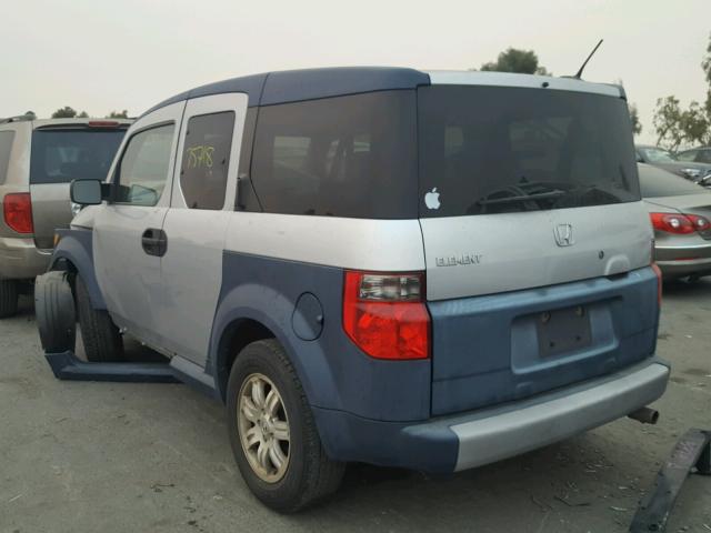 5J6YH17636L010485 - 2006 HONDA ELEMENT EX SILVER photo 3