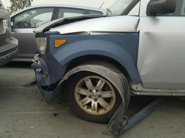 5J6YH17636L010485 - 2006 HONDA ELEMENT EX SILVER photo 9