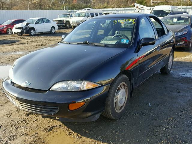 1G1JF5241S7100871 - 1995 CHEVROLET CAVALIER L BLACK photo 2