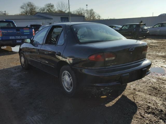 1G1JF5241S7100871 - 1995 CHEVROLET CAVALIER L BLACK photo 3