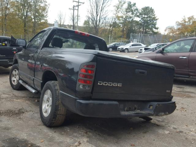 1D7HA16DX4J277759 - 2004 DODGE RAM 1500 S BLACK photo 3