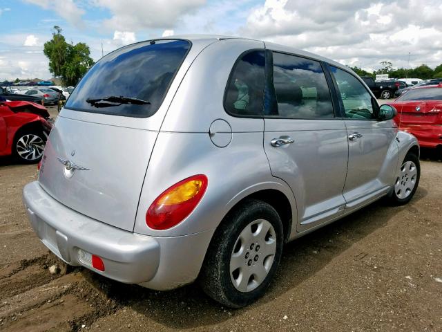 3C4FY58B55T517407 - 2005 CHRYSLER PT CRUISER SILVER photo 4