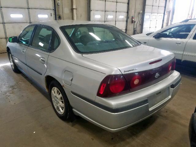 2G1WF55E4Y9243976 - 2000 CHEVROLET IMPALA GRAY photo 3