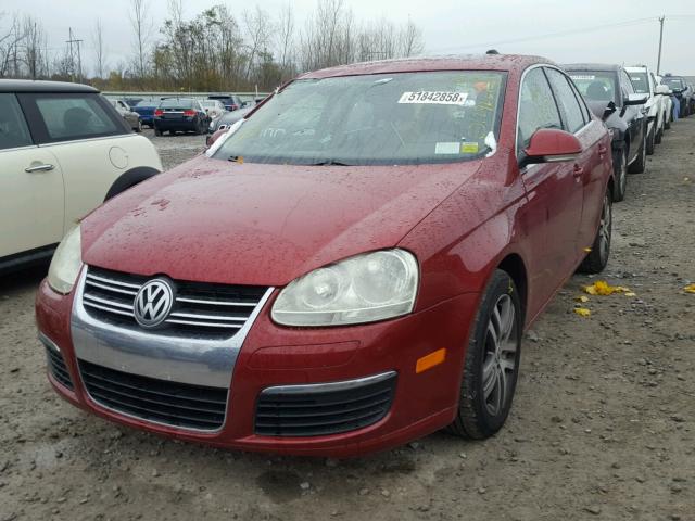 3VWSF71KX6M735460 - 2006 VOLKSWAGEN JETTA 2.5 RED photo 2