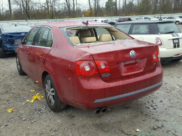 3VWSF71KX6M735460 - 2006 VOLKSWAGEN JETTA 2.5 RED photo 3