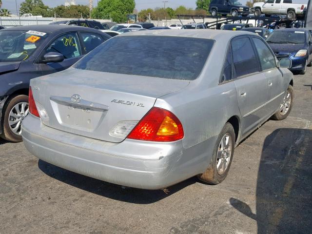 4T1BF28B01U126289 - 2001 TOYOTA AVALON XL SILVER photo 4