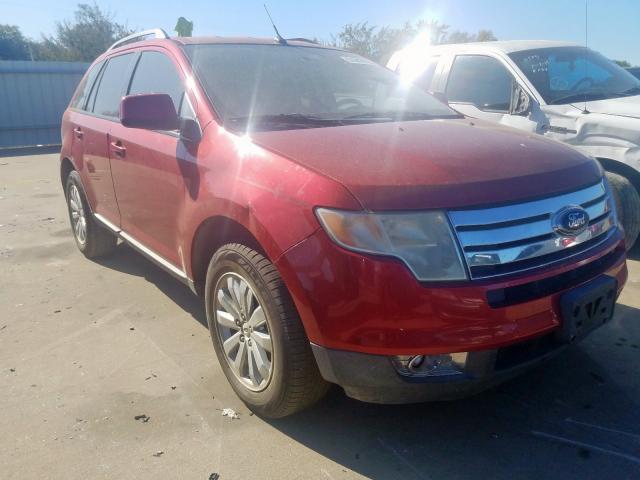 2FMDK38C28BA31378 - 2008 FORD EDGE SEL RED photo 1