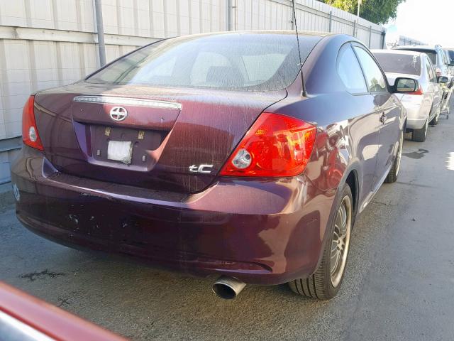 JTKDE167360090310 - 2006 TOYOTA SCION TC იასამნისფერი ფოტო 4