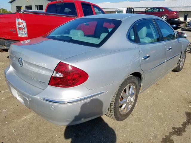 2G4WD532351283235 - 2005 BUICK LACROSSE C SILVER photo 4