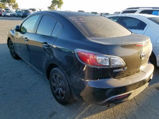 JM1BL1SF4A1279245 - 2010 MAZDA 3 I BLACK photo 3