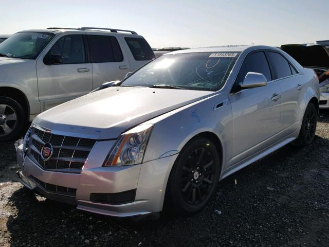 1G6DE5EY9B0171074 - 2011 CADILLAC CTS LUXURY SILVER photo 2