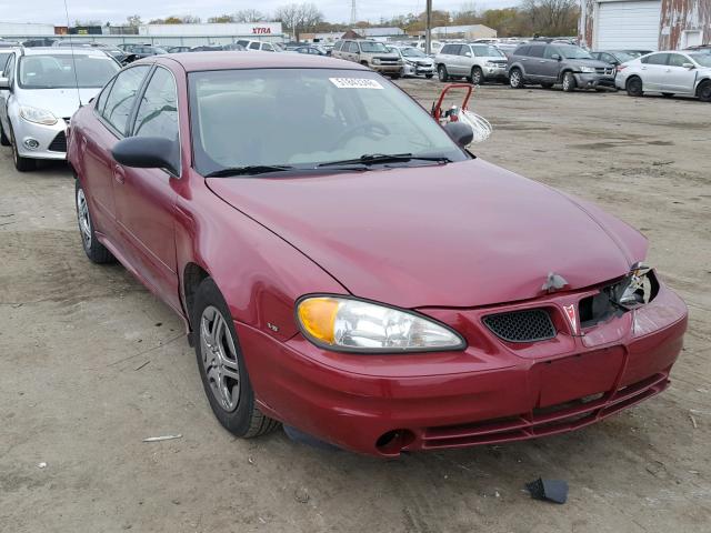 1G2NE52E35M218385 - 2005 PONTIAC GRAND AM S BURGUNDY photo 1