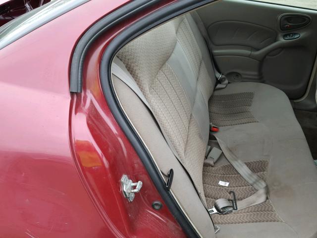 1G2NE52E35M218385 - 2005 PONTIAC GRAND AM S BURGUNDY photo 6