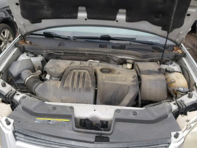 1G1AL58F287250451 - 2008 CHEVROLET COBALT LT GRAY photo 7