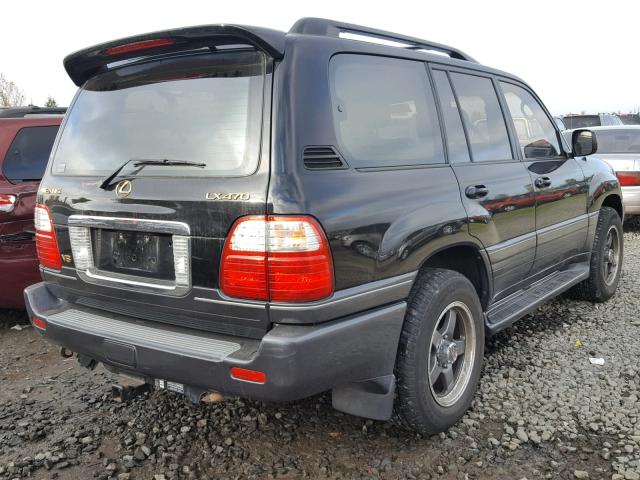 JTJHT00W933531020 - 2003 LEXUS LX 470 BLACK photo 4