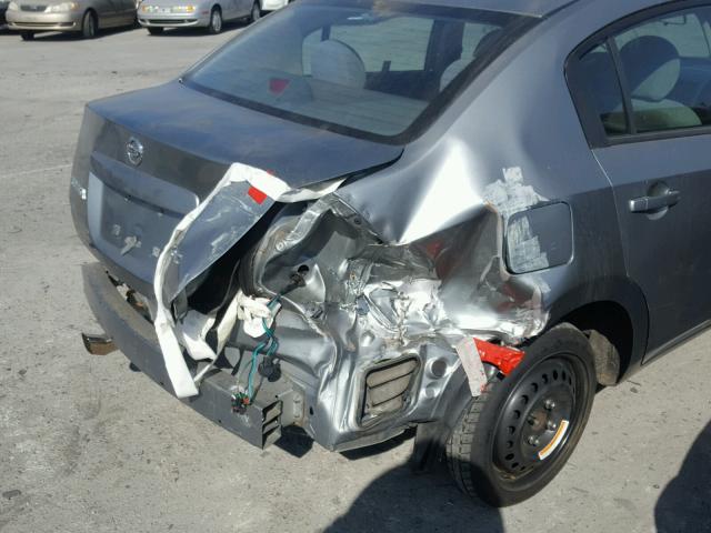 3N1AB61E17L680597 - 2007 NISSAN SENTRA 2.0 SILVER photo 9