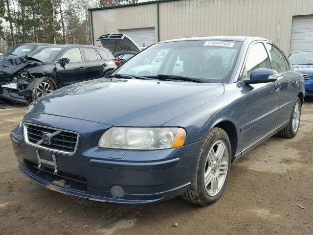 YV1RS592082673108 - 2008 VOLVO S60 2.5T BLUE photo 2