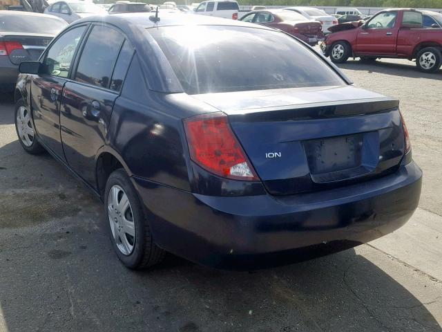 1G8AJ55F47Z204876 - 2007 SATURN ION LEVEL BLUE photo 3