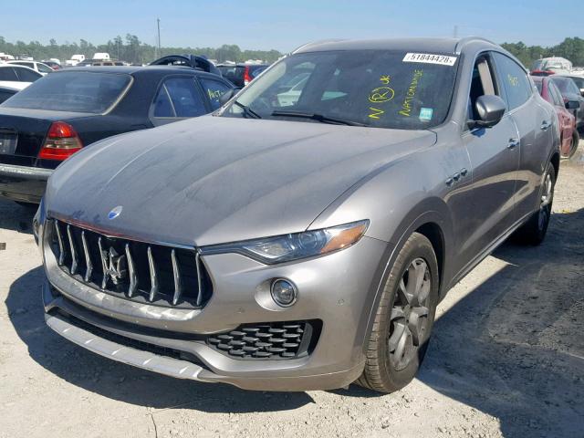 ZN661XUL6HX228221 - 2017 MASERATI LEVANTE LU CHARCOAL photo 2