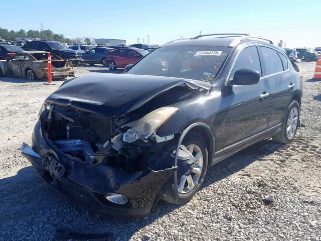 JNKAJ09E39M900055 - 2009 INFINITI EX35 BASE BLACK photo 2