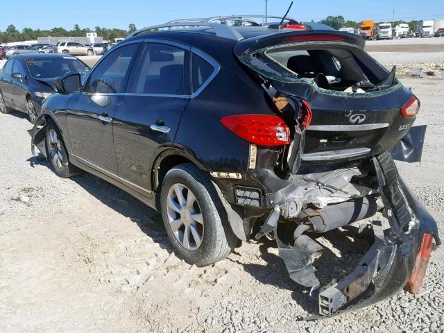 JNKAJ09E39M900055 - 2009 INFINITI EX35 BASE BLACK photo 3