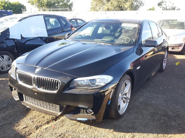 WBAFR7C55DC817434 - 2013 BMW 535 I BLACK photo 2