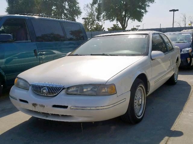 1MELM62W0VH605617 - 1997 MERCURY COUGAR XR7 WHITE photo 2