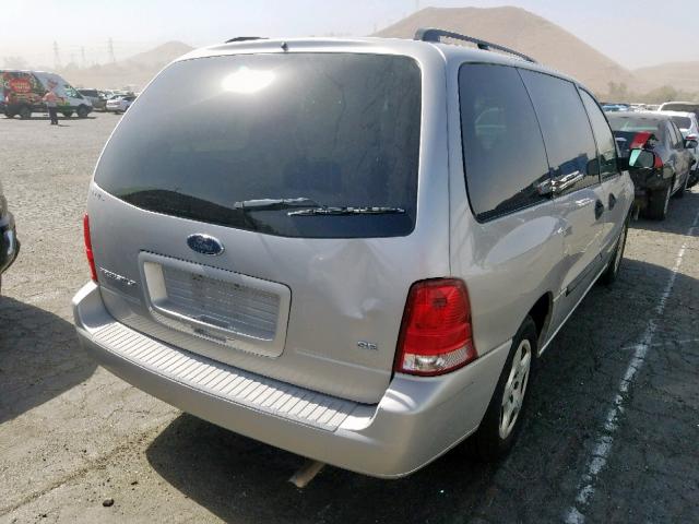 2FMZA51624BA75142 - 2004 FORD FREESTAR S GRAY photo 4