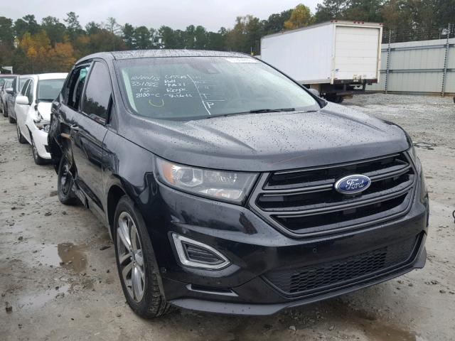 2FMPK3AP6FBB30082 - 2015 FORD EDGE SPORT BLACK photo 1