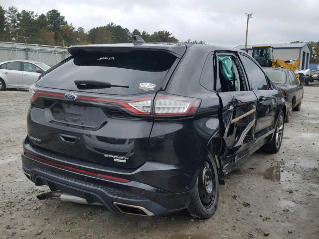 2FMPK3AP6FBB30082 - 2015 FORD EDGE SPORT BLACK photo 4