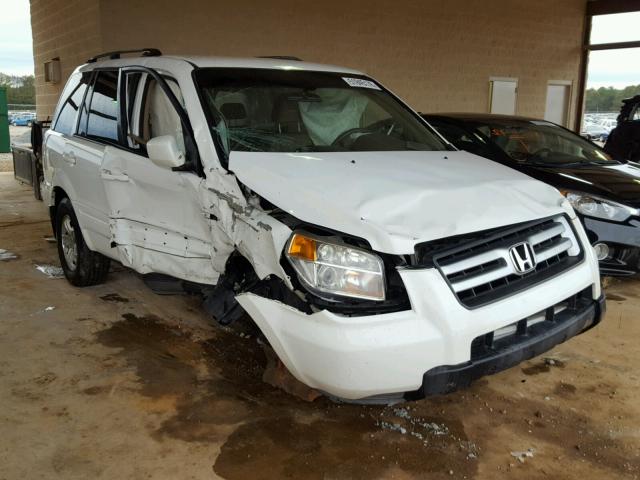 5FNYF28218B023707 - 2008 HONDA PILOT VP WHITE photo 1