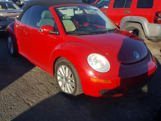 3VWRW3AL0AM002309 - 2010 VOLKSWAGEN NEW BEETLE RED photo 1