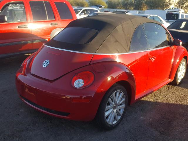 3VWRW3AL0AM002309 - 2010 VOLKSWAGEN NEW BEETLE RED photo 4