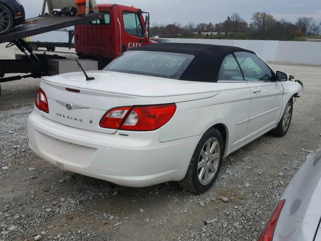 1C3LC55R18N279860 - 2008 CHRYSLER SEBRING TO WHITE photo 4