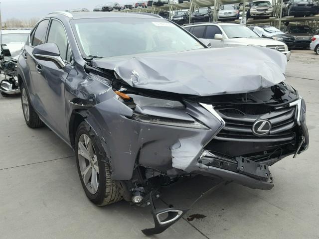 JTJBARBZ1H2118108 - 2017 LEXUS NX 200T GRAY photo 1