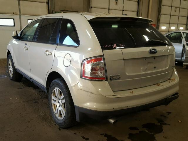 2FMDK48C47BB47802 - 2007 FORD EDGE SEL CREAM photo 3