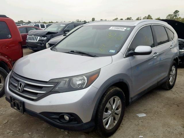 5J6RM3H77CL031743 - 2012 HONDA CR-V EXL SILVER photo 2