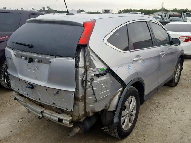 5J6RM3H77CL031743 - 2012 HONDA CR-V EXL SILVER photo 4