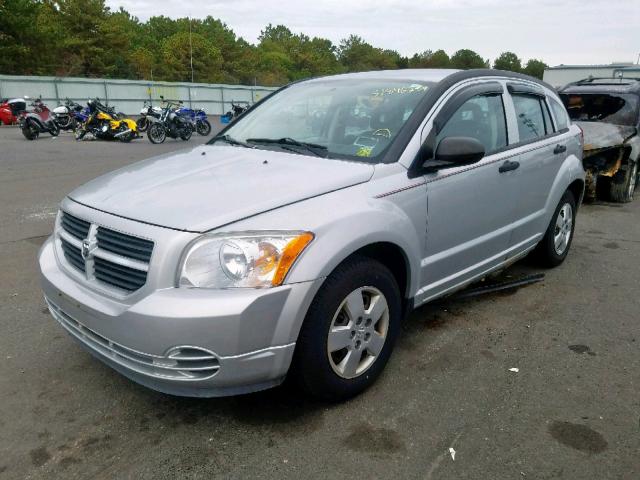 1B3HB28B77D541954 - 2007 DODGE CALIBER SILVER photo 2