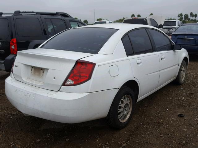 1G8AJ55F77Z184381 - 2007 SATURN ION LEVEL WHITE photo 4
