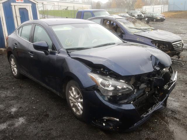 JM1BM1V79E1213698 - 2014 MAZDA 3 TOURING BLUE photo 1