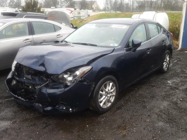 JM1BM1V79E1213698 - 2014 MAZDA 3 TOURING BLUE photo 2