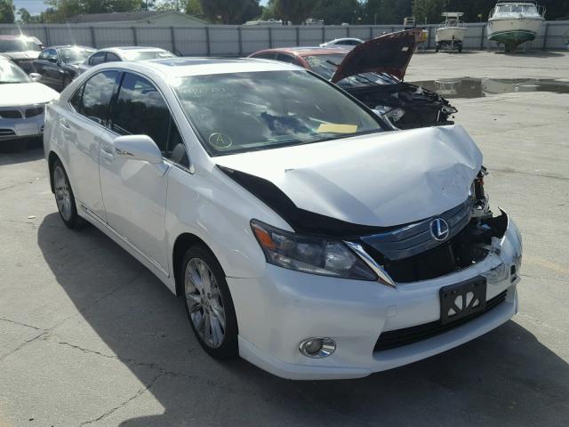 JTHBB1BA9A2008519 - 2010 LEXUS HS 250H WHITE photo 1