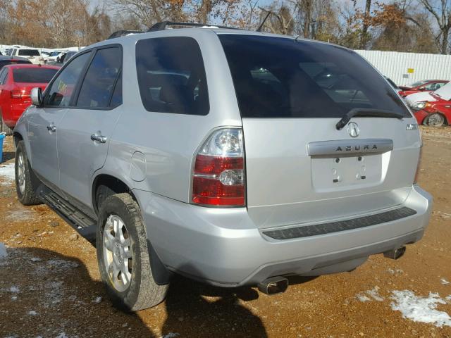 2HNYD18604H548999 - 2004 ACURA MDX TOURIN SILVER photo 3