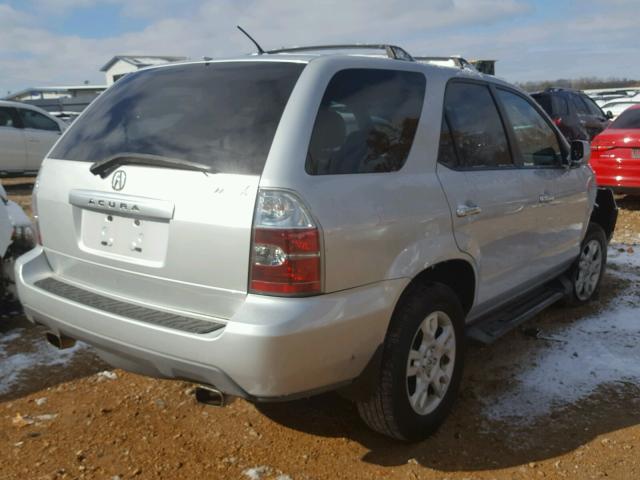 2HNYD18604H548999 - 2004 ACURA MDX TOURIN SILVER photo 4