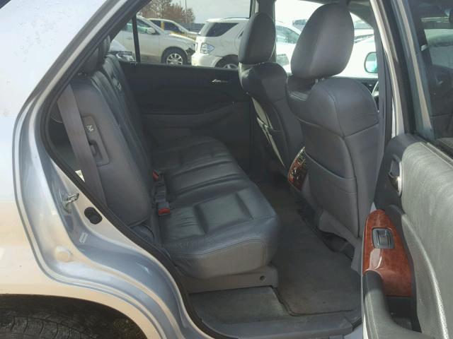 2HNYD18604H548999 - 2004 ACURA MDX TOURIN SILVER photo 6