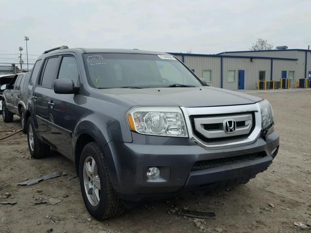 5FNYF4H78BB102869 - 2011 HONDA PILOT EXLN GRAY photo 1