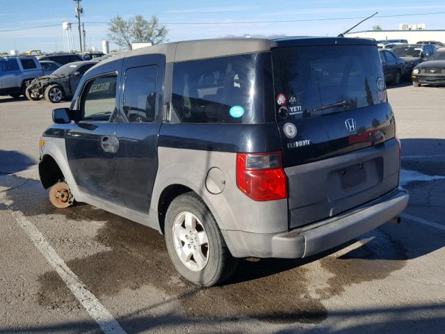 5J6YH28523L032971 - 2003 HONDA ELEMENT EX BLACK photo 3